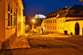 Street in Spisska Kapitula during evening